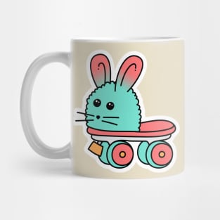 Bunny roller skate Mug